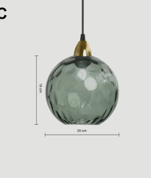 Kleurrijke Moderne Glazen Hanglamp - Stijlvolle Plafondlamp voor Woonkamer & Eetkamer