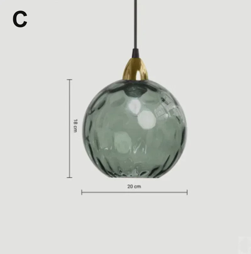 Kleurrijke Moderne Glazen Hanglamp - Stijlvolle Plafondlamp voor Woonkamer & Eetkamer