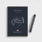 F1 Circuit Poster: Monaco Imola Track Art - Stijlvolle Motorsport Wall Art