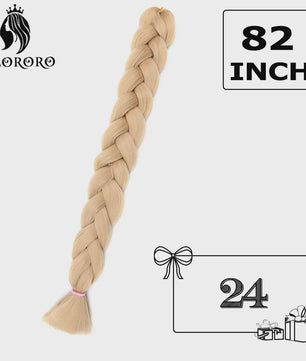 Alororo Jumbo Braids Haarverlenging - 82 Inch Synthetisch Hittebestendig Vlecht Haar