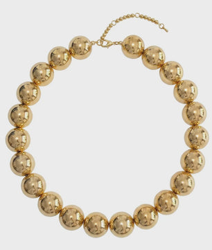 Bohemian Resin Kralen Ketting - Statement Choker met Dubbele Kleuren