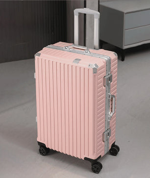 Aluminium Koffer met USB & Combinatieslot - Rolbaar Reiskoffer in Diverse Maten (20-28 inch)