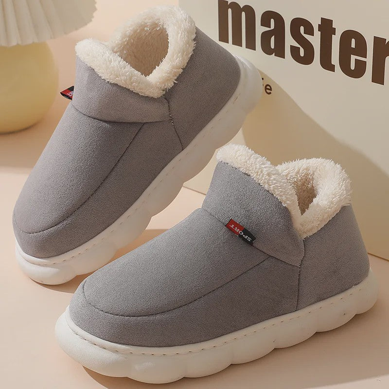 Herenslippers Winter Laarzen - Zachte Pluche & Katoen, Warm & Comfortabel voor Binnen