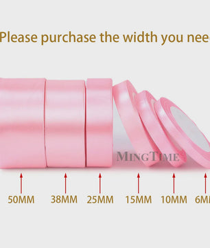 Satijnen Lint 22 Meter - Diverse Breedtes (6mm t/m 50mm) voor Decoratie & Knutselen