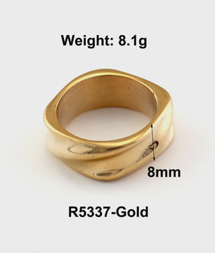 Nieuw Design Geometrische Kralen Ring - Roestvrij Staal Dames Sieraden