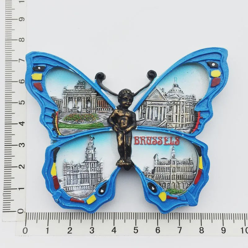 België Koelkastmagneet - Souvenir & Reistafel voor Huisdecoratie