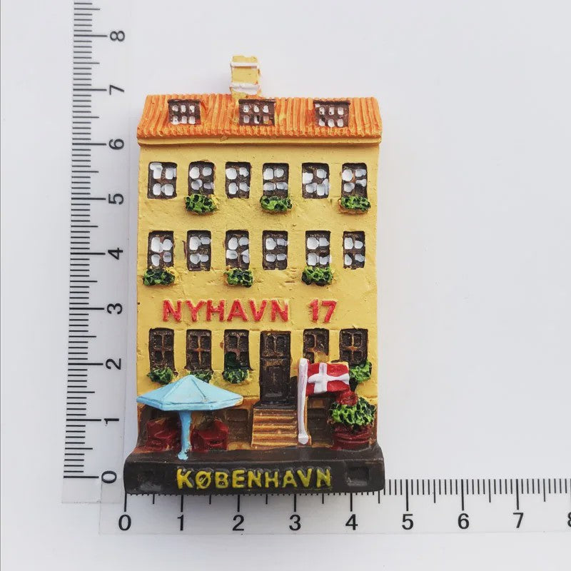 3D Koelkastmagneten Denemarken - Souvenir & Decoratie