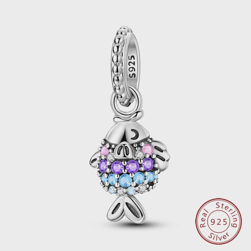 925 Sterling Zilver Charms: Walvishaai, Zeepaardje & Dolfijn - Luminous DIY Sieraden & Cadeaus