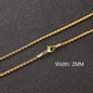 Klassieke Cuban Chain Ketting Heren Dames - Roestvrij Staal (3-11mm)
