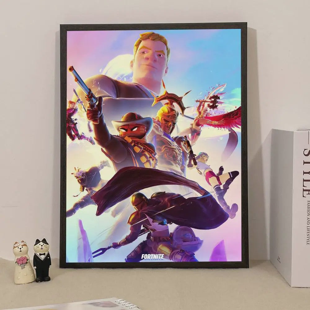 Fortnite Game Poster - Decoratieve Muurkunst voor Fans