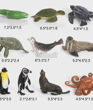 Educatieve Speelgoed Dierenfiguren Set - Insecten, Boerderijdieren, Wilde Dieren en Meer