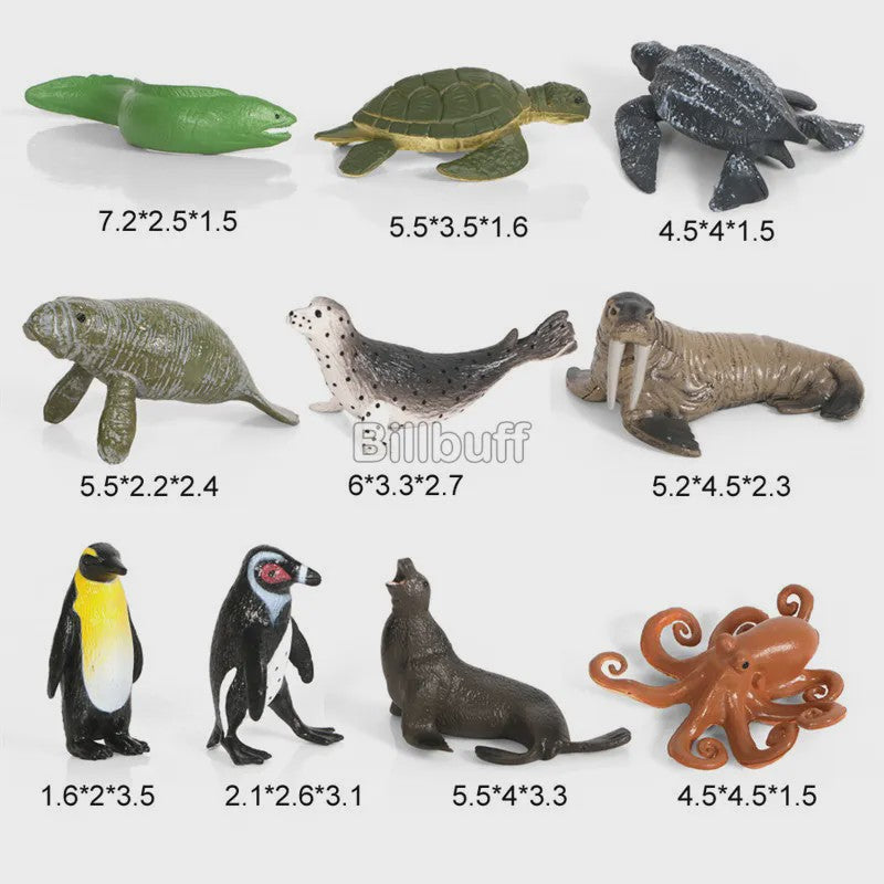 Educatieve Speelgoed Dierenfiguren Set - Insecten, Boerderijdieren, Wilde Dieren en Meer