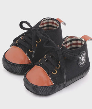 Babyschoenen Canvas Sneakers - Eerste Stapjes Schoentjes met Zachte Zool