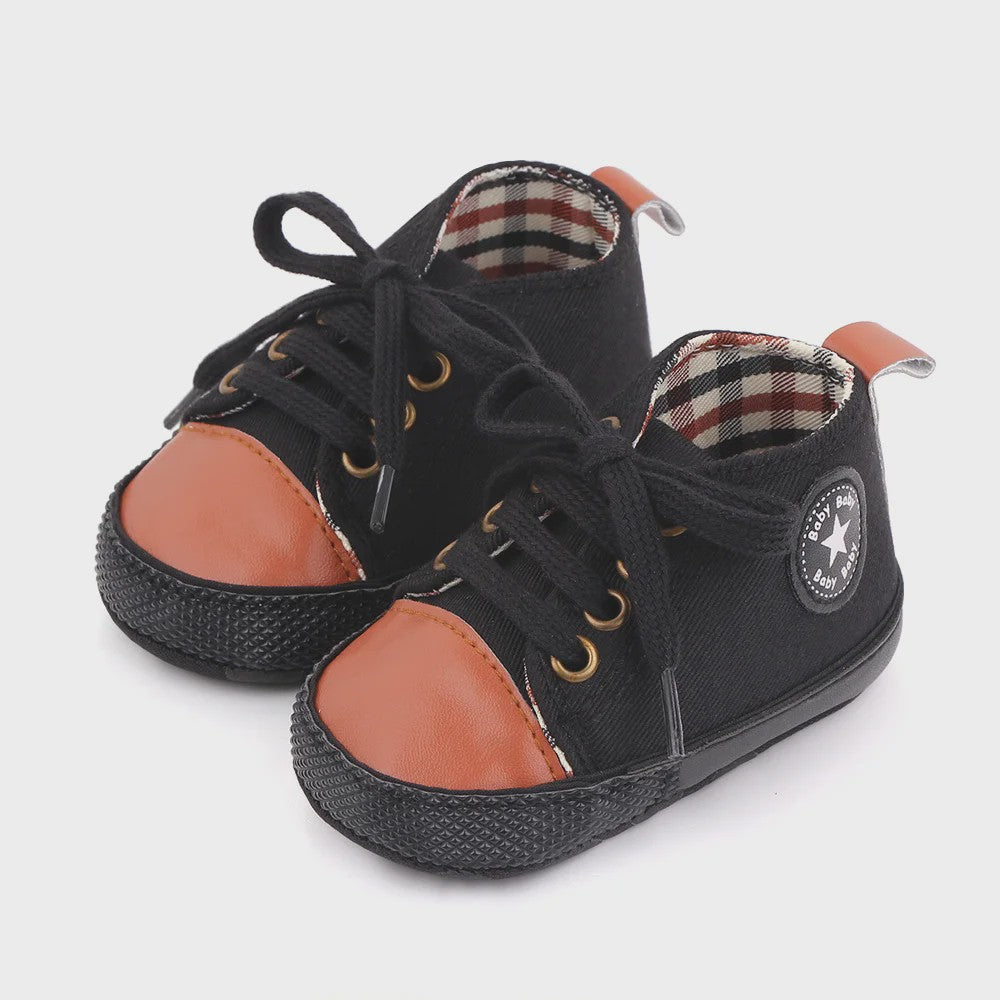 Babyschoenen Canvas Sneakers - Eerste Stapjes Schoentjes met Zachte Zool