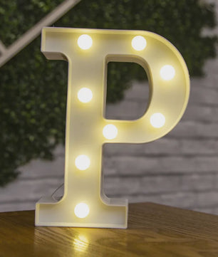 Decoratieve LED Letter & Cijfer Lampen - Creëer Sfeer met Warm Licht