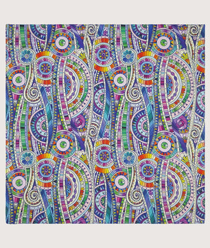 Unisex Katoenen Bandana met Dierenprint & Paisley Motief - Veelzijdig te Dragen