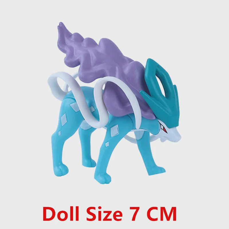 Pokemon Actiefiguren Set (4-9 cm) - Pikachu, Gengar, Eevee & meer - Cadeau & Verzamelen