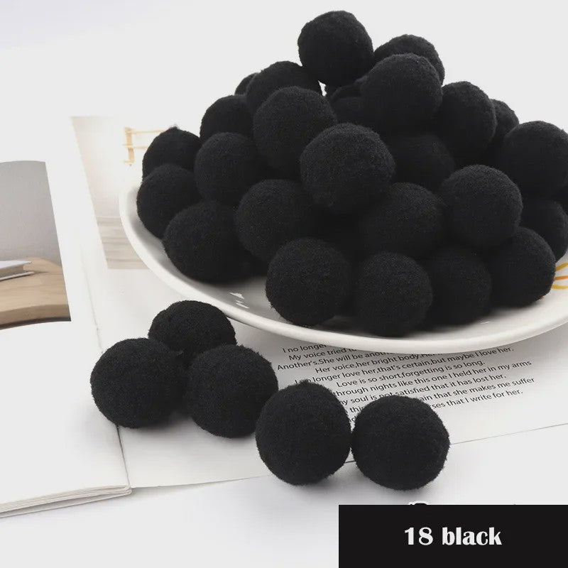 Mix van Zachte Pompoms (8-30mm) voor Knutselen, Decoratie & Speelgoed