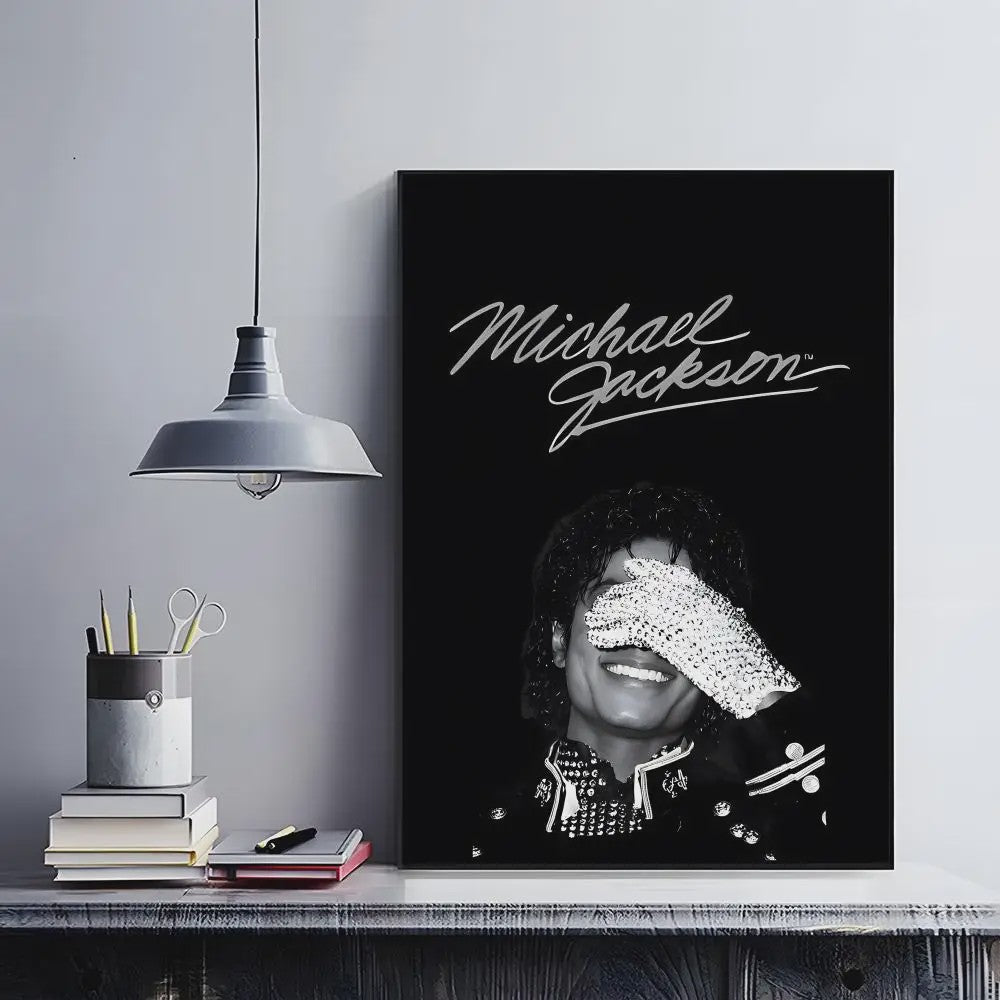 Iconische Michael Jackson Poster - Retro Muziek Kunst Decoratie