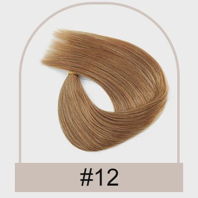 8-delige Clip-in Haarverlenging van Echt Menselijk Haar - Steil & Duurzaam