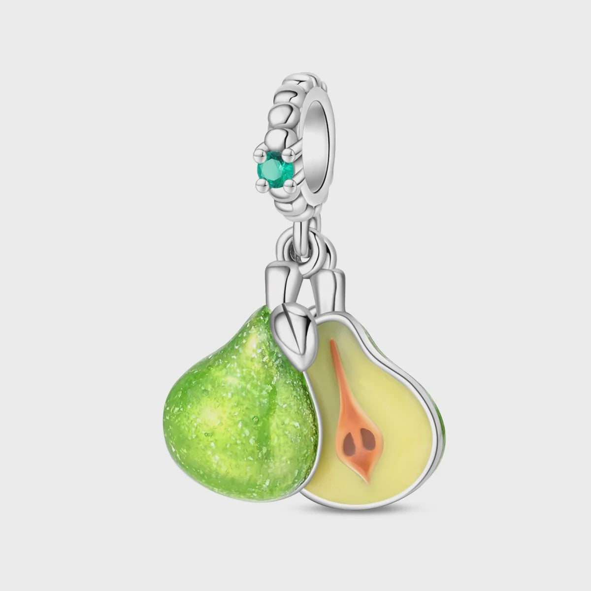Zilverkleurige Fruit Bedels: Aardbei & Kers - Perfect voor DIY Armbanden