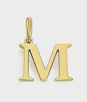 Gouden Initiaal Bedel - Roestvrij Staal - DIY Ketting Bedeltje A-Z
