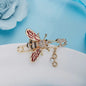 Luxe Bijen Broche met Kristallen - Vintage Baroque Stijl