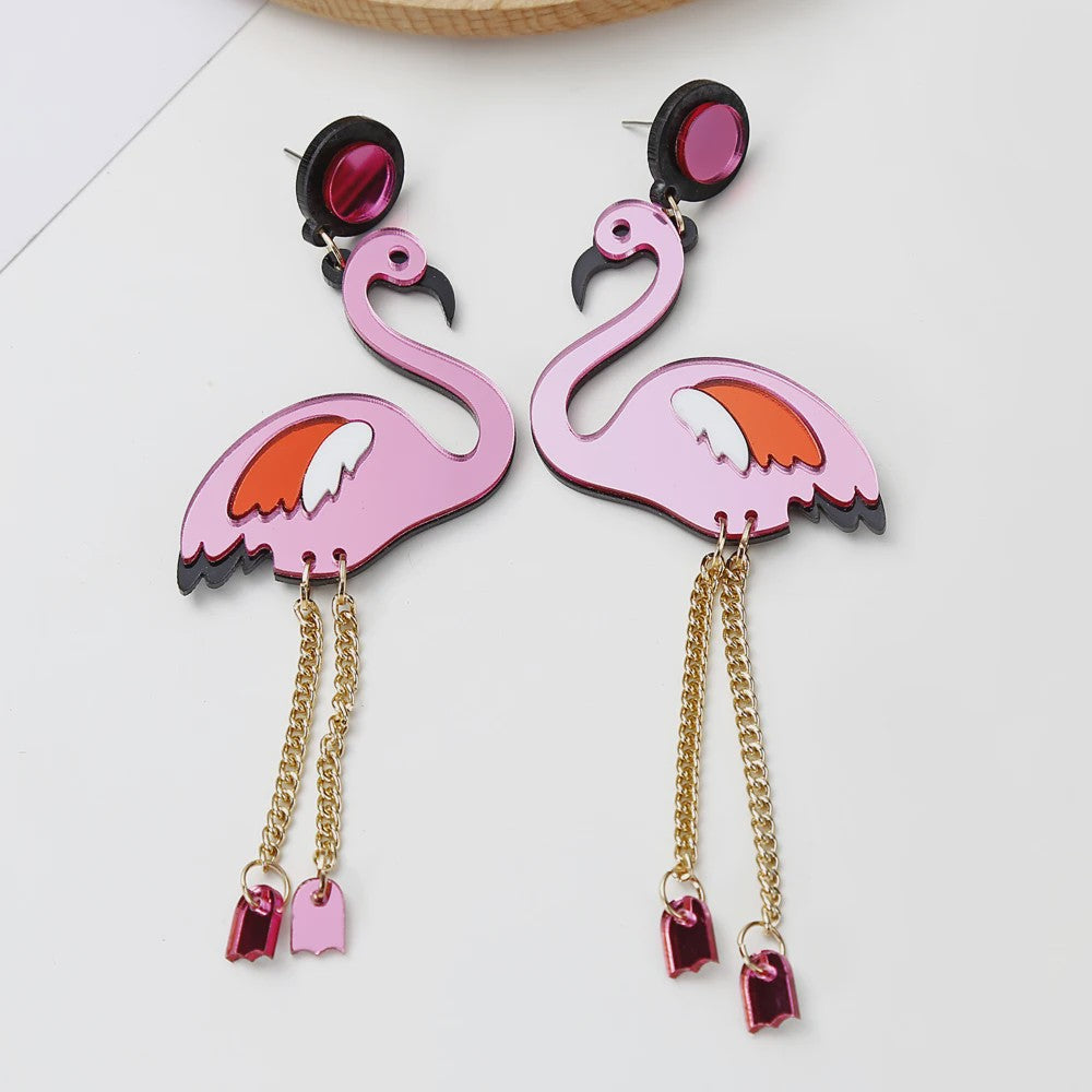 Unieke Acryl Statement Oorbellen - Vrouwen Trendy Party Sieraden