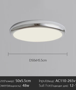 Moderne Scandinavische LED Plafondlamp - Stijlvol en Veelzijdig