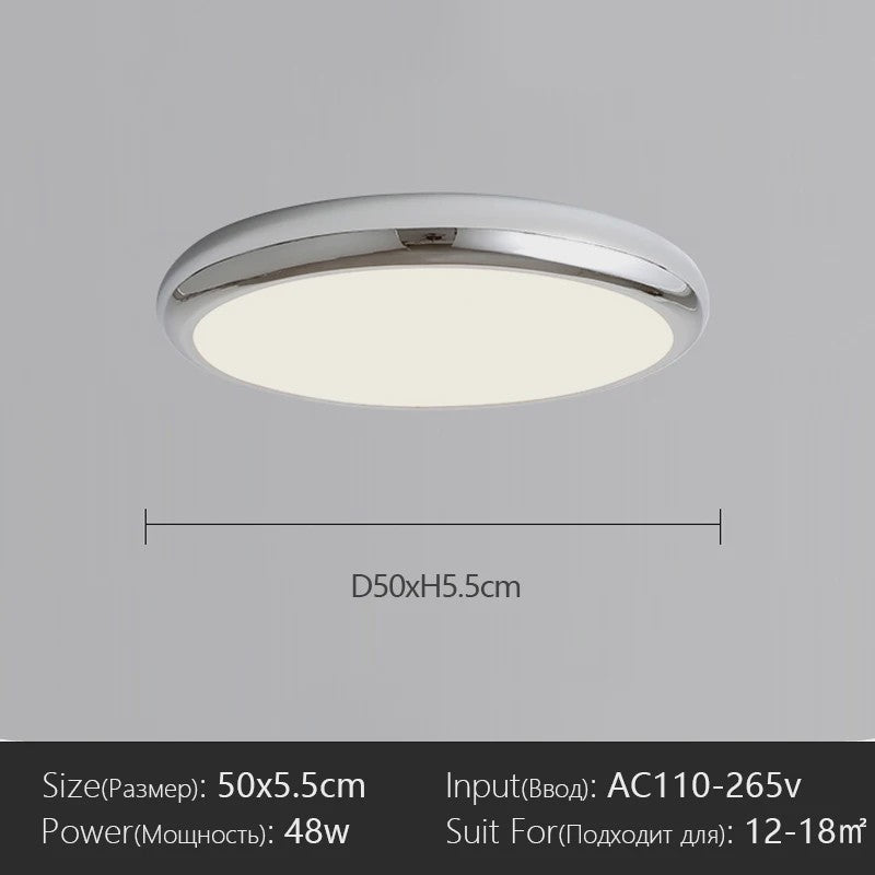 Moderne Scandinavische LED Plafondlamp - Stijlvol en Veelzijdig