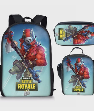 Fortnite Schooltas Set: Rugzak, Pennenhouder & Lunchtas voor Kinderen