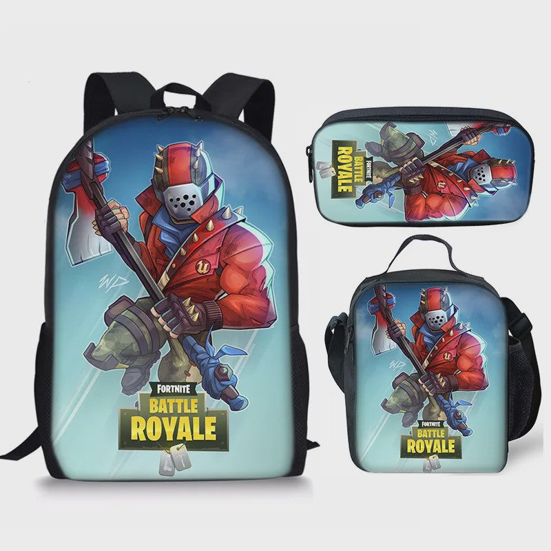 Fortnite Schooltas Set: Rugzak, Pennenhouder & Lunchtas voor Kinderen
