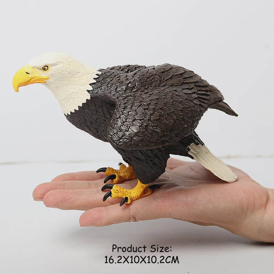 Realistische Roofvogel Figuren Set: Adelaar, Gier & Secretarisvogel - Educatief Speelgoed