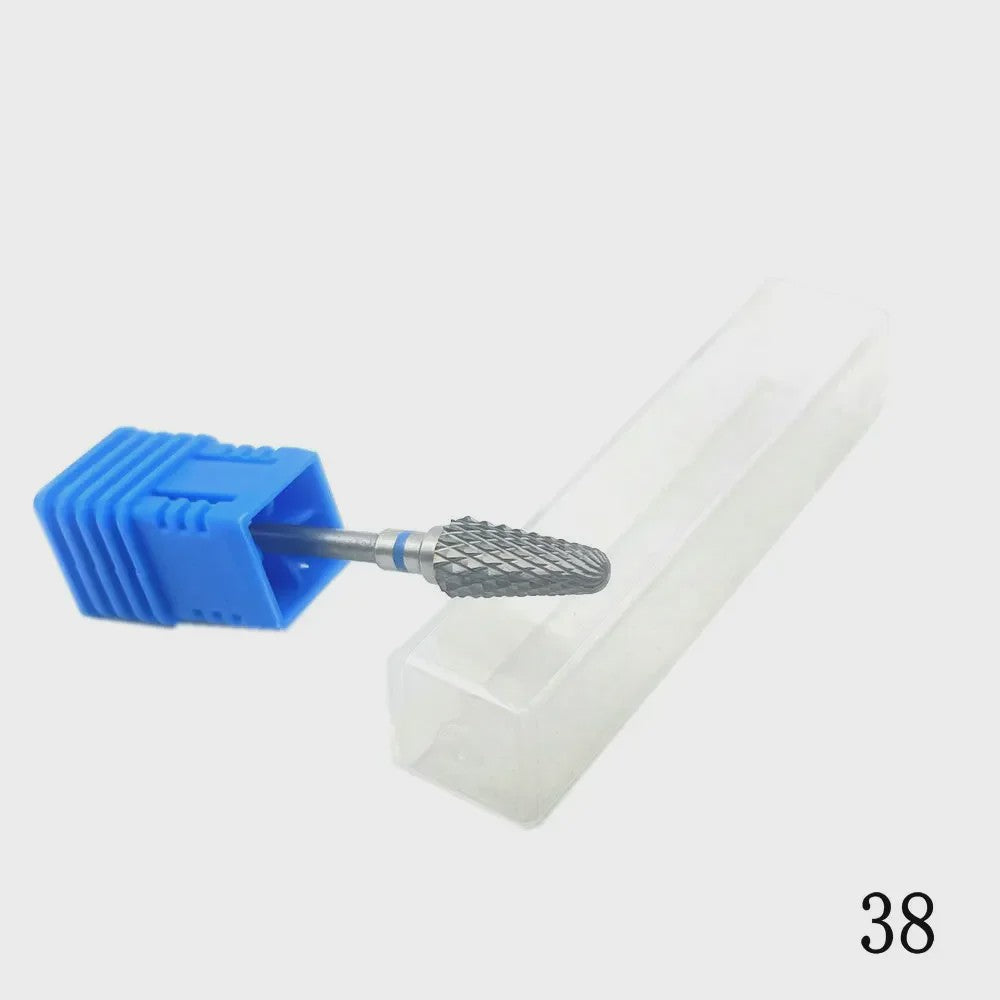 Professionele Tungsten Carbide Nagelboor Bits Set - 33 Stijlen voor Manicure & Pedicure