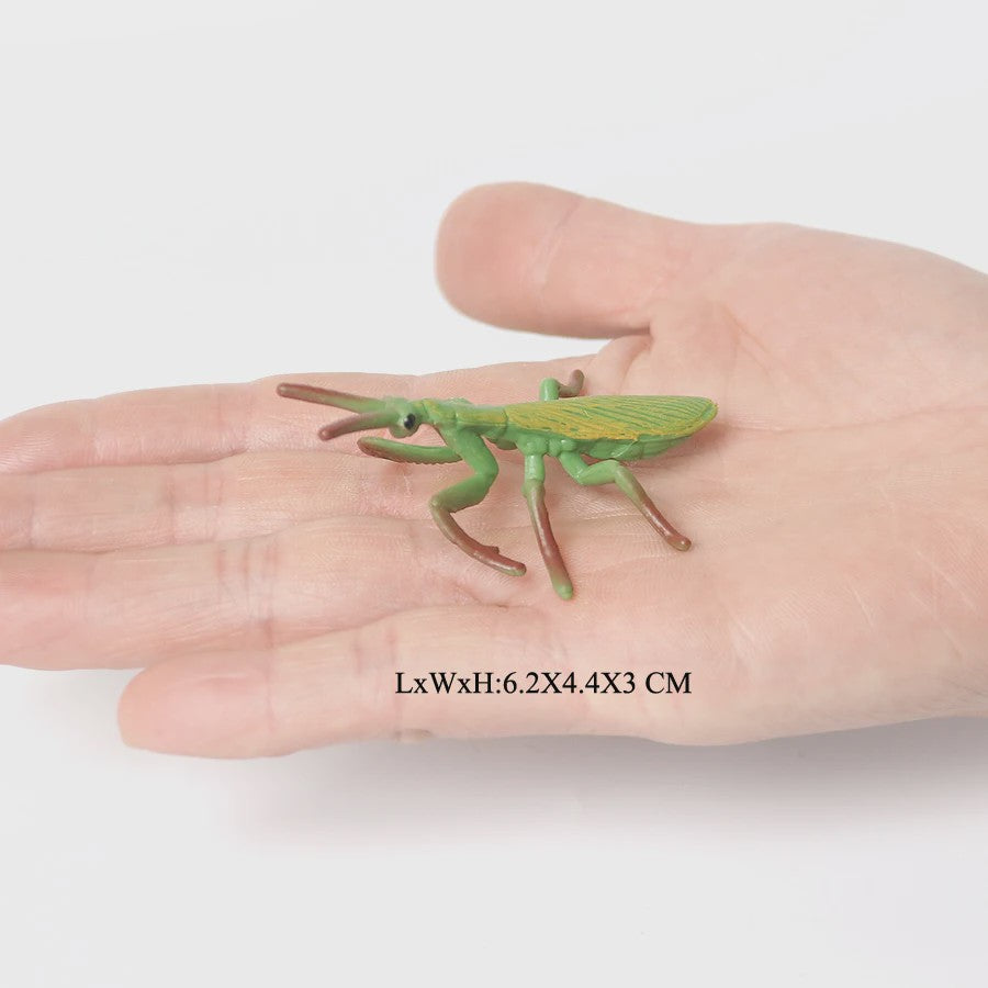 Realistische Insecten Model Figuren: Bidsprinkhaan, Bladwesp & Meer - Educatief Speelgoed & Decoratie