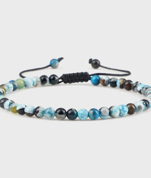 Natuurlijke 4mm Kralen Armbanden - Agate & Onyx - Yoga, Gebed & Stijlvol