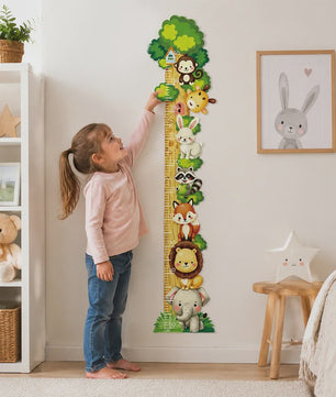 Schattige Bosdieren Muurstickers voor Kinderkamer, Babykamer & Peuterdecoratie - Vinyl Behang