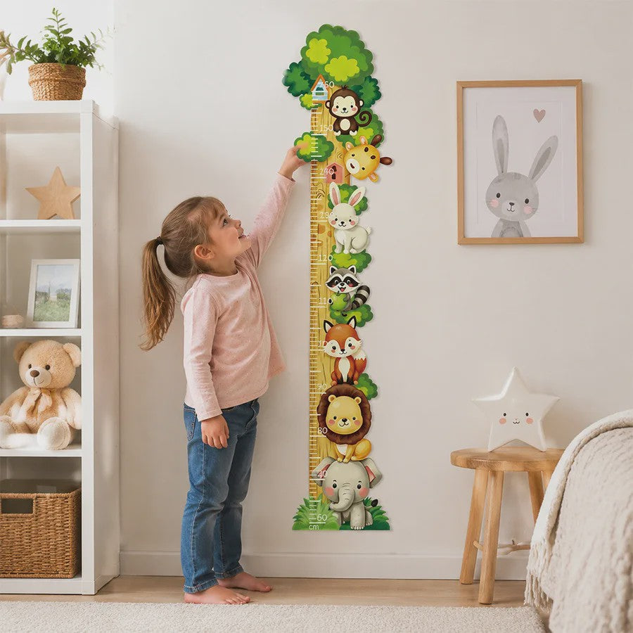 Schattige Bosdieren Muurstickers voor Kinderkamer, Babykamer & Peuterdecoratie - Vinyl Behang