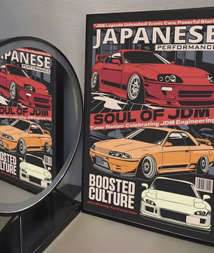Initial D AE86 JDM Poster - Iconische Auto Kunst voor de Fan
