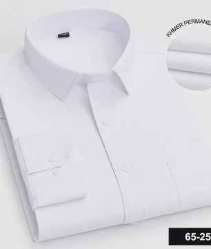 Herenshirt Lange Mouw - Stijlvol Casual & Zakelijk, Print & Streep, All-Season Top