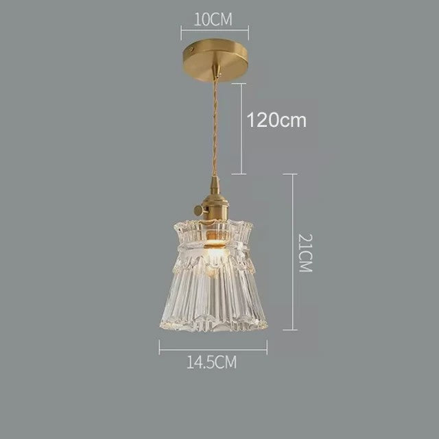 Moderne Glazen Hanglamp - Sfeervolle Verlichting voor Keuken, Eetkamer & Slaapkamer