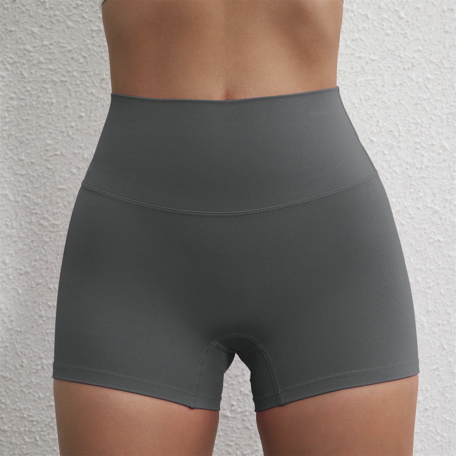 Hoge Taille Compressie Sportshorts voor Dames - Squat Proof & Zacht