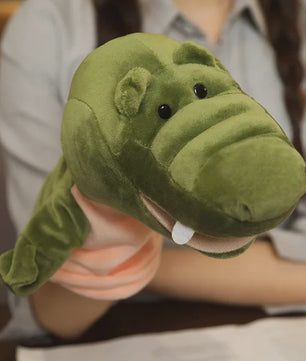 Zachte Pluche Handpoppen - Educatief Speelgoed voor Baby's en Kinderen (Diverse Dieren)