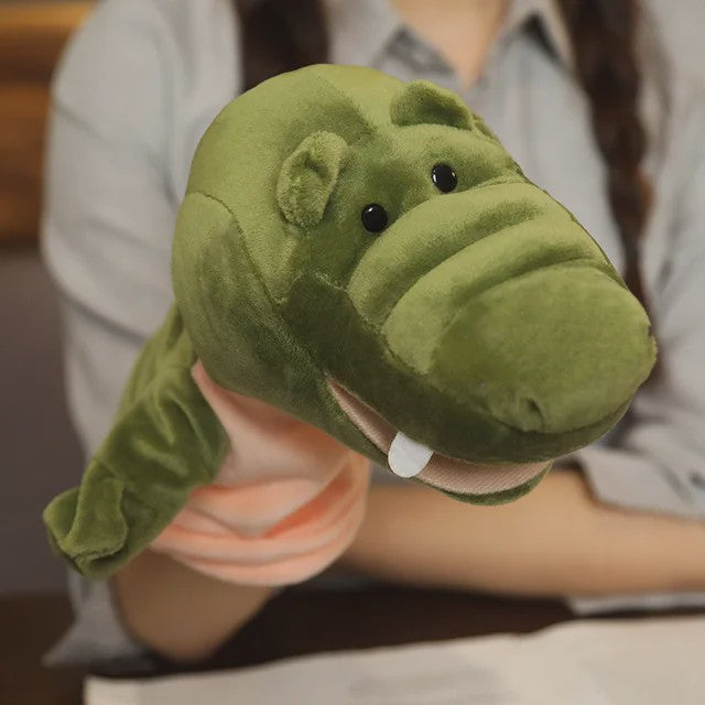 Zachte Pluche Handpoppen - Educatief Speelgoed voor Baby's en Kinderen (Diverse Dieren)