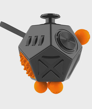 Fidget Cube & Dodecahedron: 6/12 Zijden Stressverlichter & Sensorisch Speelgoed