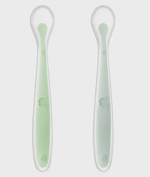 Zachte Siliconen Baby Lepel - Ideaal voor Voedingstraining en Eerste Hapjes