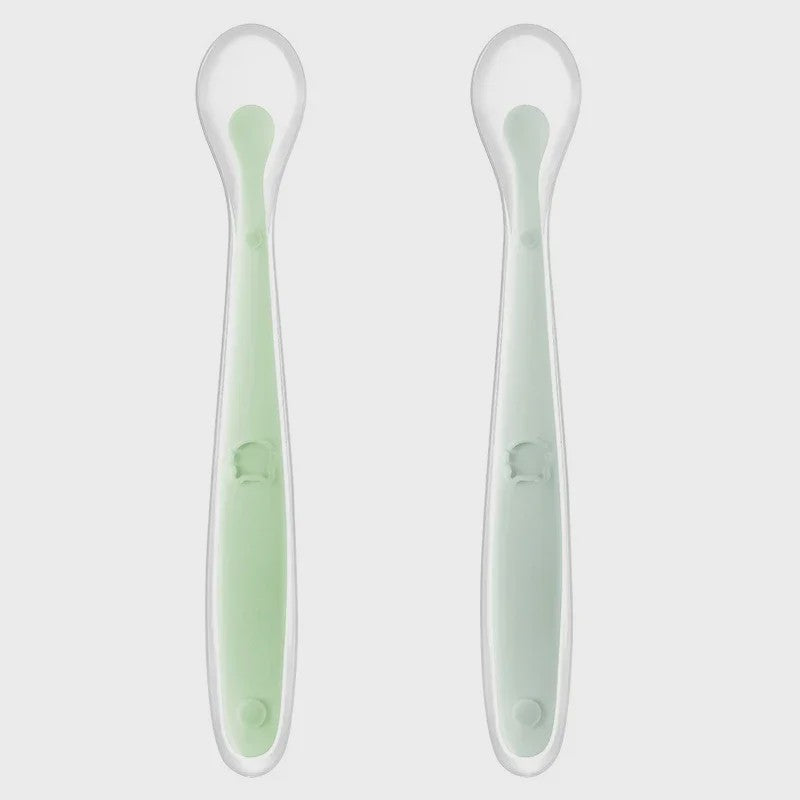 Zachte Siliconen Baby Lepel - Ideaal voor Voedingstraining en Eerste Hapjes