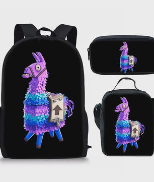 Fortnite Schooltas Set: Rugzak, Pennenhouder & Lunchtas voor Kinderen