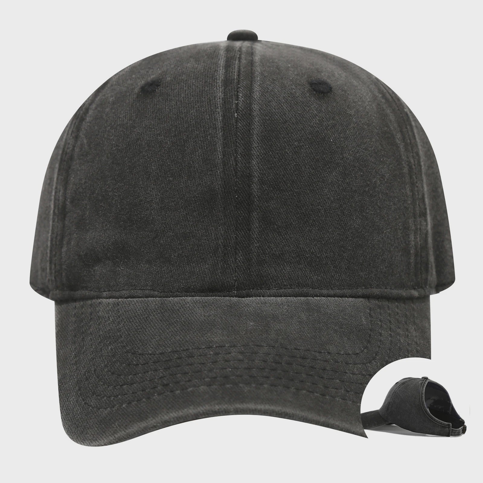 Unieke Geborduurde Baseball Cap met Gans Patroon - Casual Stadsstijl