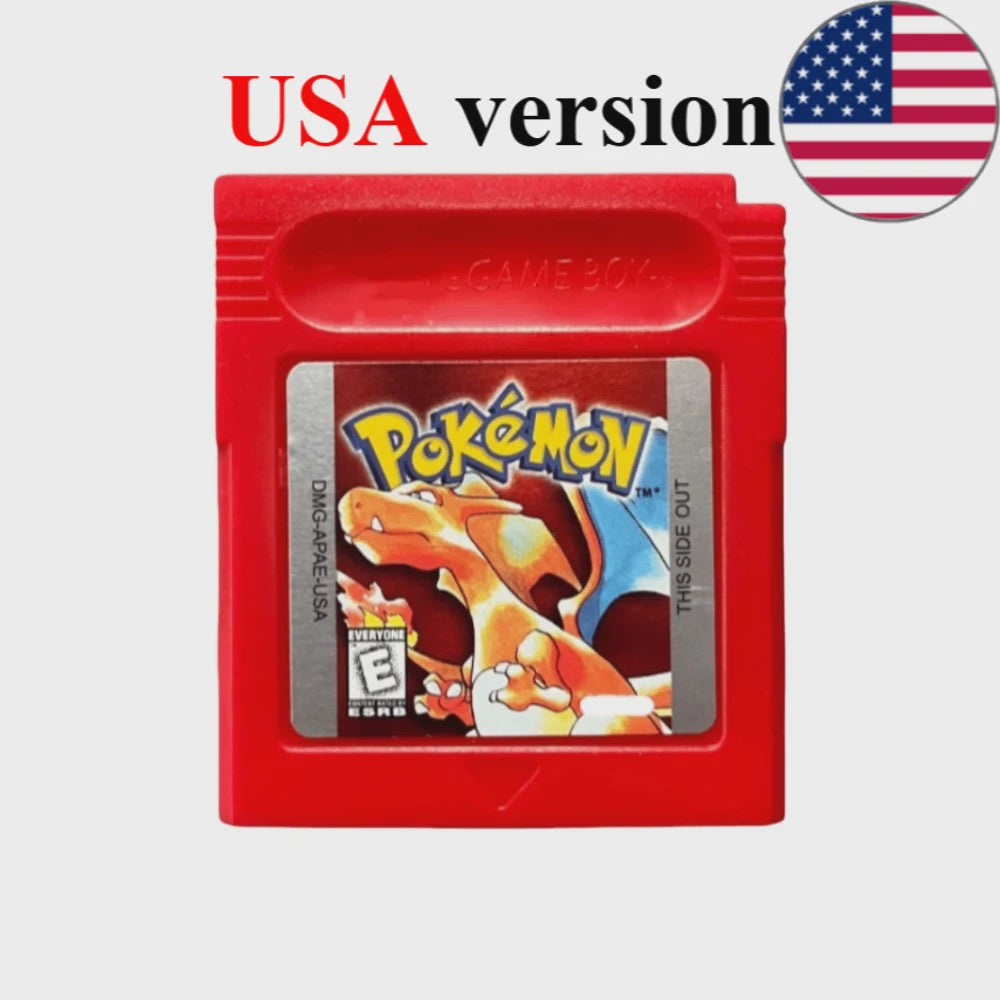 Pokemon Game Boy Color Cartridge - USA Versie (Diverse Stijlen)